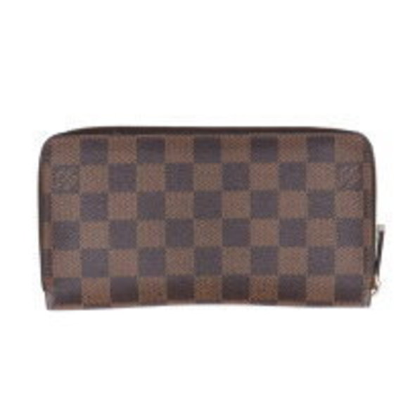 LOUIS VUITTON Zippy Wallet Damier Ebene Brown - Picture 2 of 6